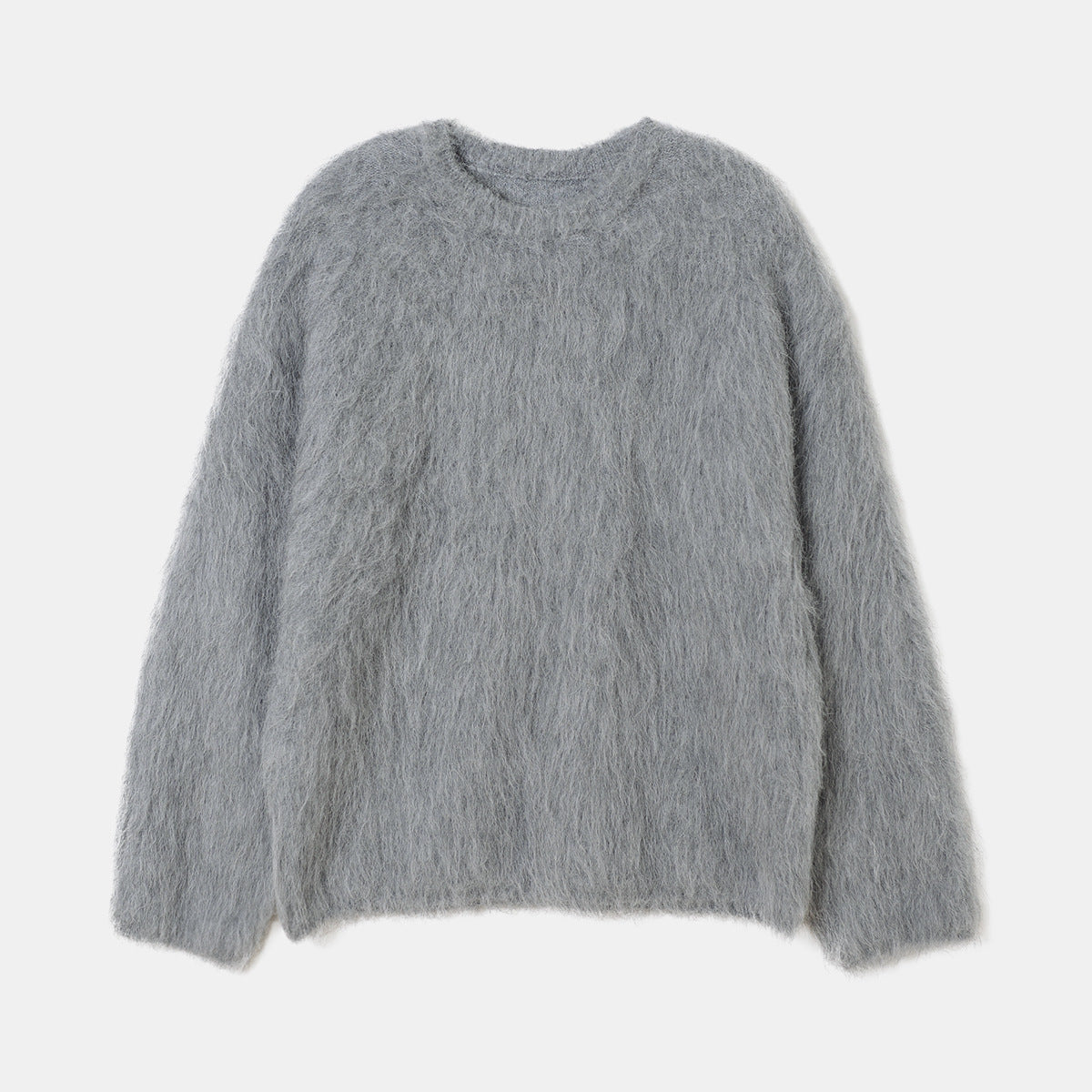 Courchevel High-end Alpaca Round Neck Wool Sweater