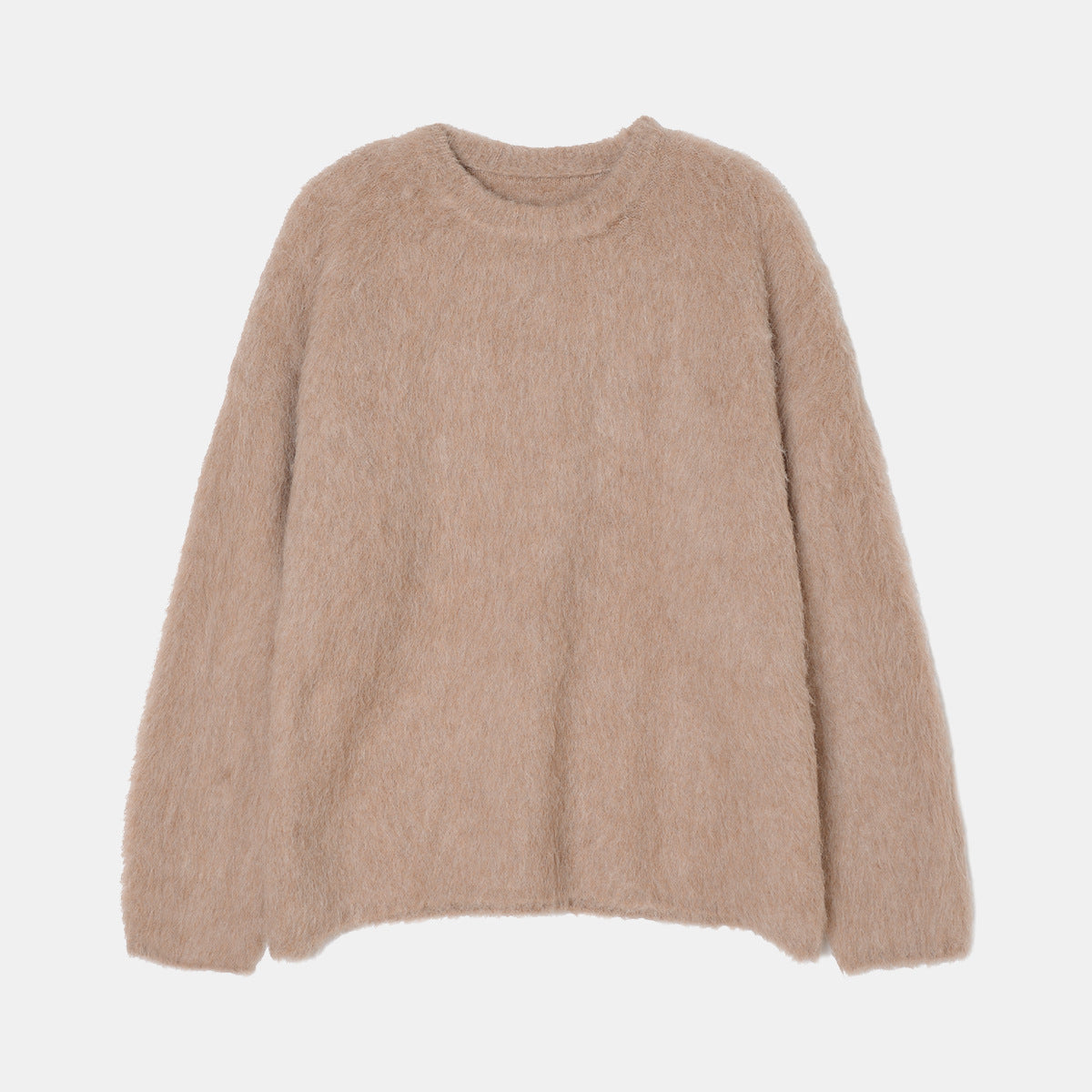 Courchevel High-end Alpaca Round Neck Wool Sweater