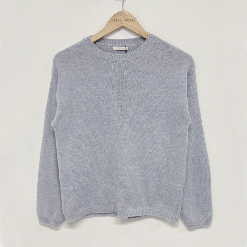 Women's Long-sleeved Cashmere Blended Sweater