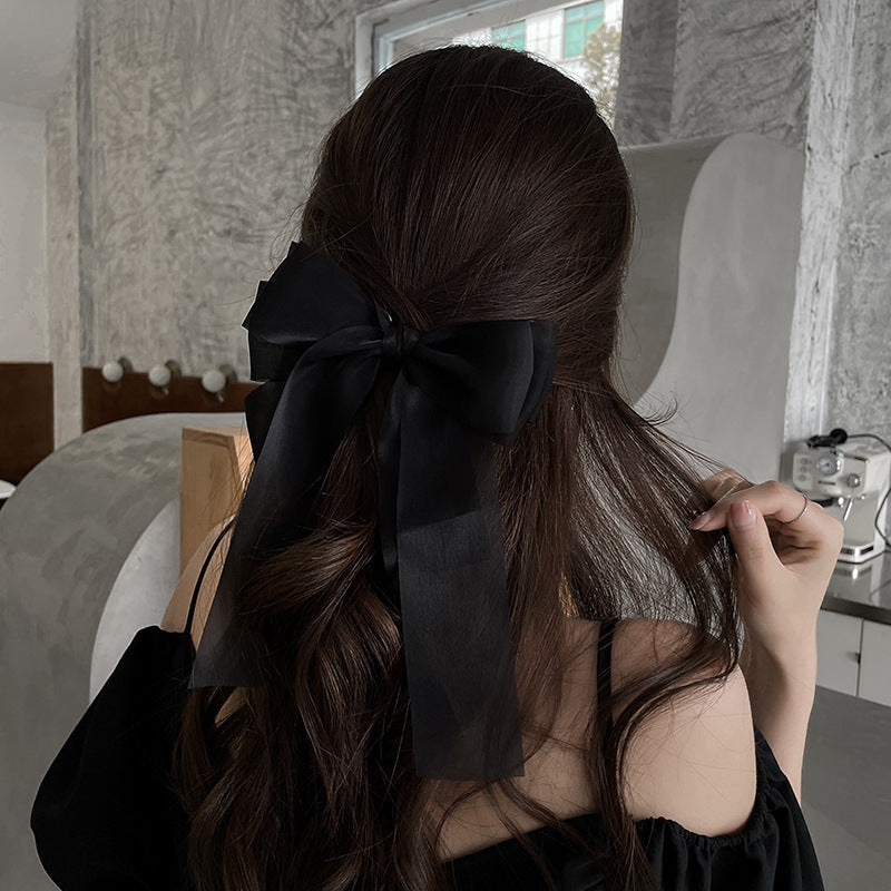 Versailles Veil Bowknot Hair Clip