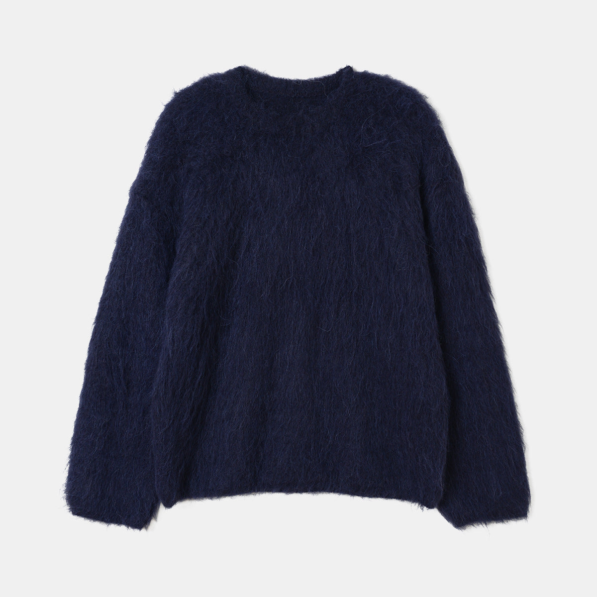 Courchevel High-end Alpaca Round Neck Wool Sweater