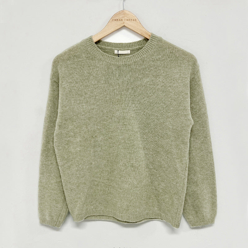 Women's Long-sleeved Cashmere Blended Sweater