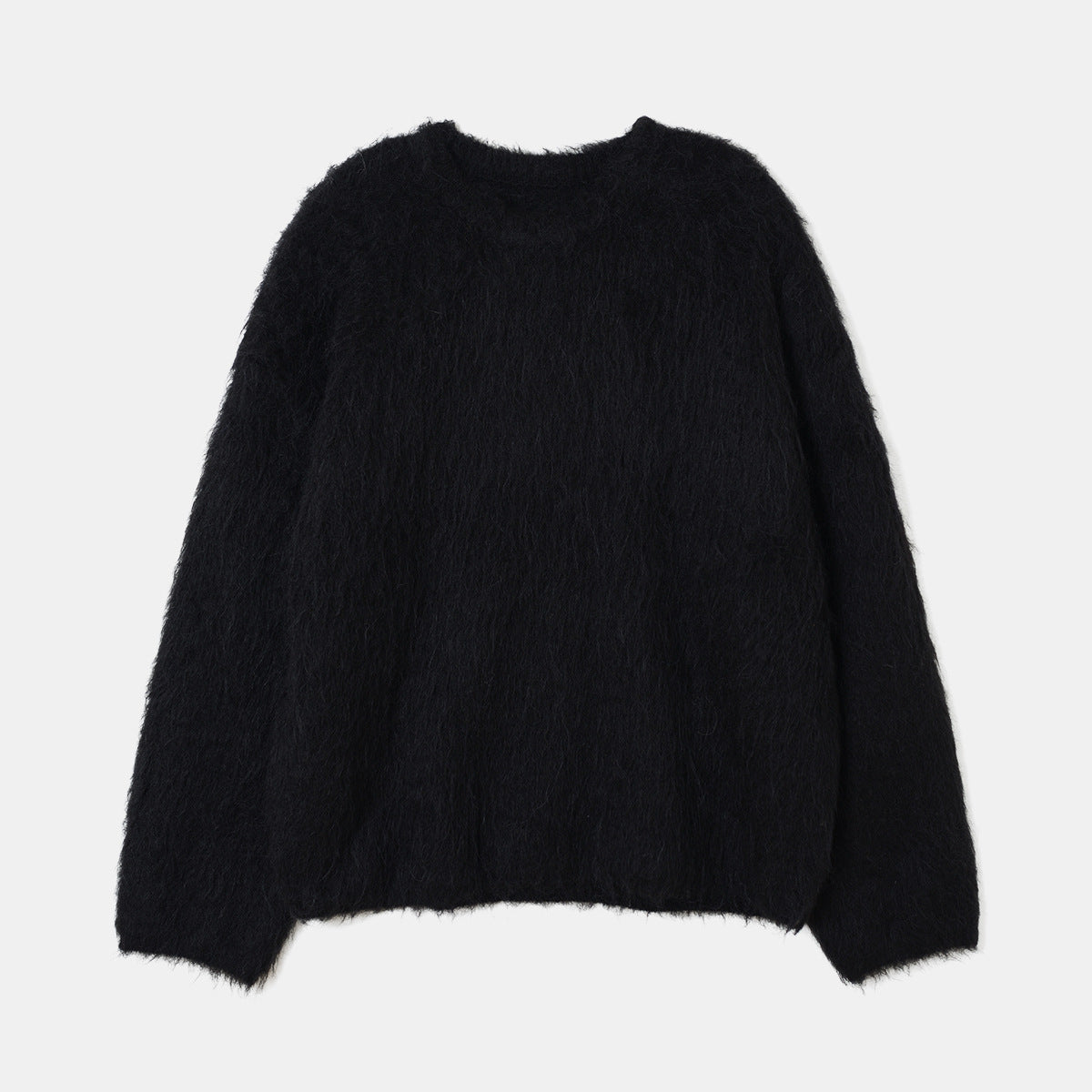 Courchevel High-end Alpaca Round Neck Wool Sweater