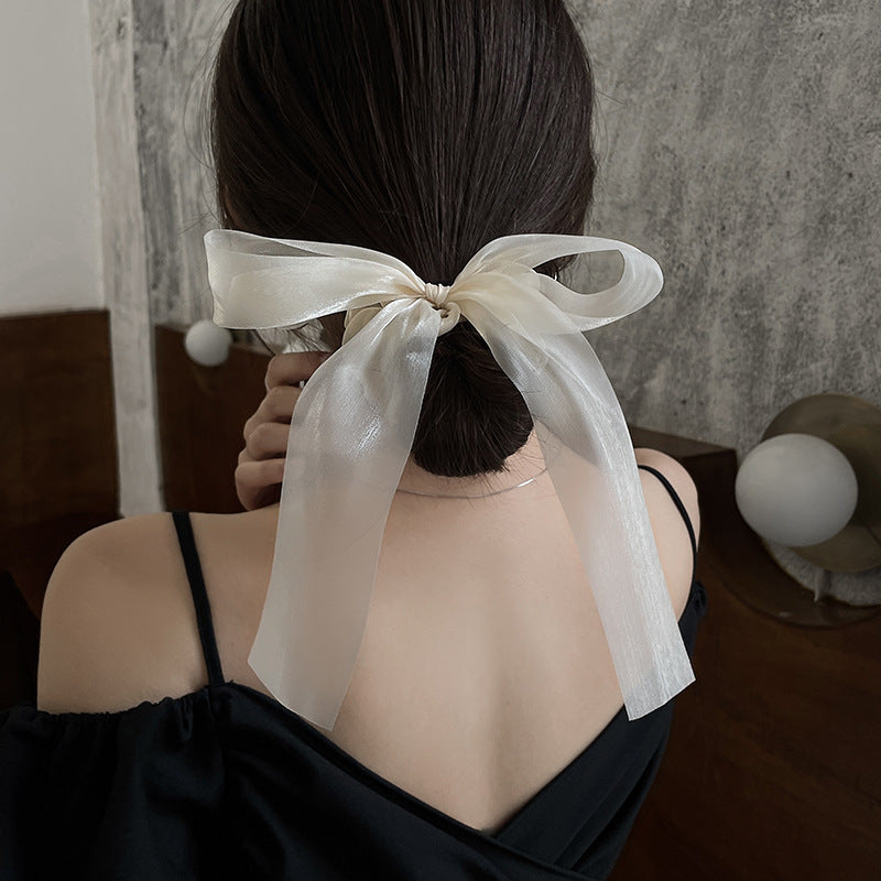 Versailles Veil Bowknot Hair Clip