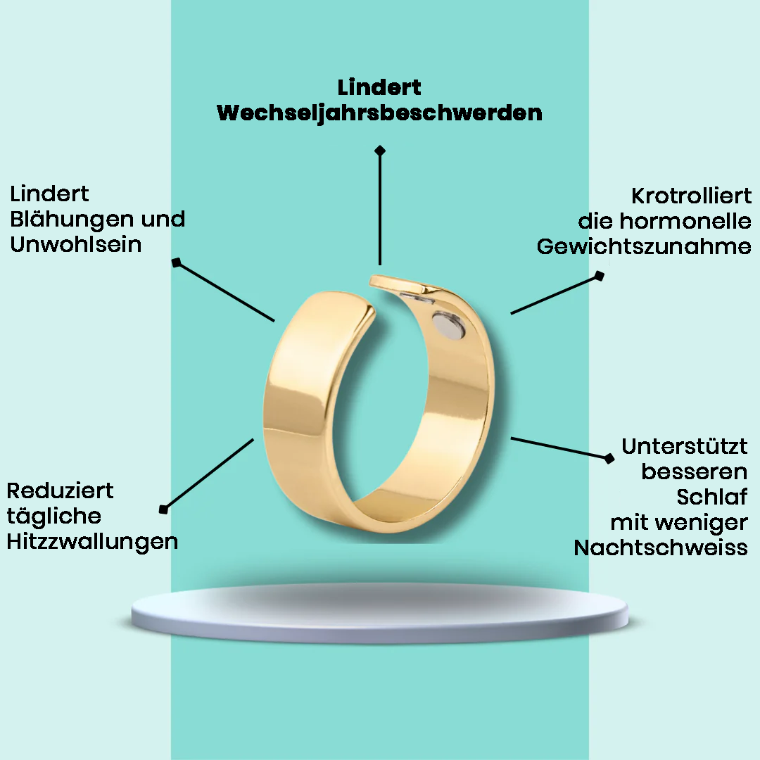 MagTherapy™ Akupressur-Linderungsring für die Wechseljahre