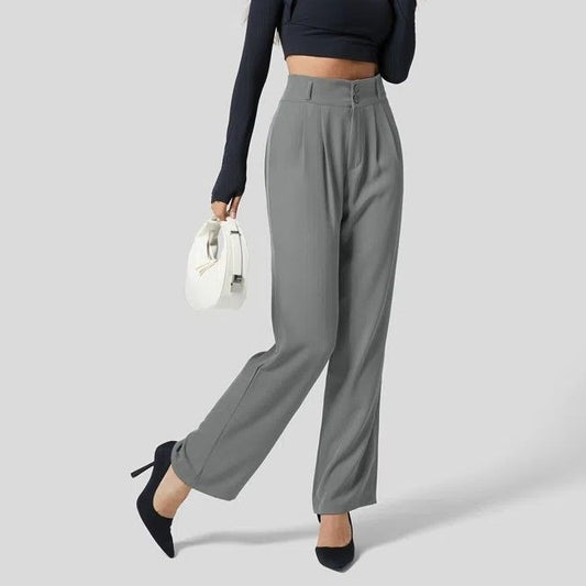 European Formal Hight Waist Slack Pants