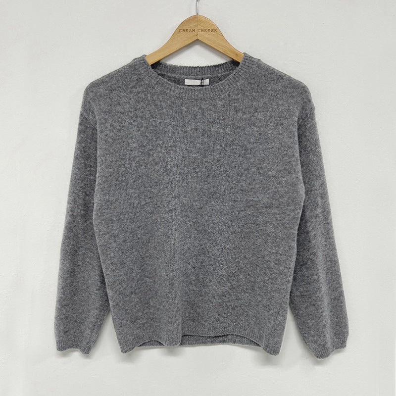 Women's Long-sleeved Cashmere Blended Sweater