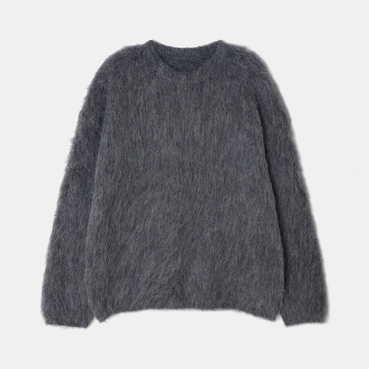 Courchevel High-end Alpaca Round Neck Wool Sweater